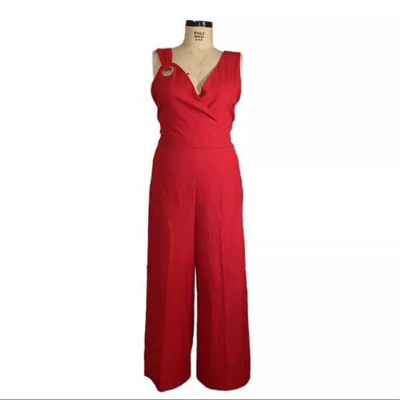 Catherine Malandrino Pants - Catherine malandrino luna shoulder ring jumpsuit